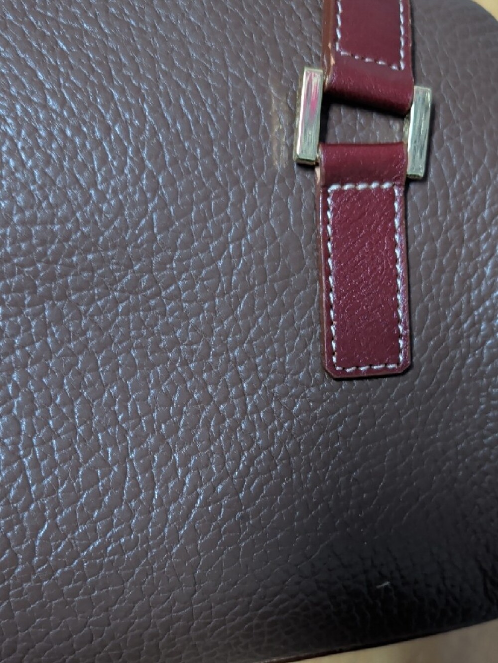 Dooney & Bourke ???? Brown Satchel with Chocolate Brown Trim and Gold Hardware - Picture 14 of 16